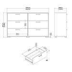 Komoda Selina 706 bílá Komoda Selina 706 bílá