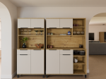 Kuchyňská skříňka Selva Bufet 80 dub artisan/kašmír