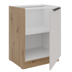 Kuchyňská skříňka Selva 60 D 1F dub artisan/kašmír