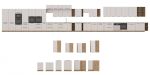 Kuchyňská skříňka Selva 60 DP 210 2F dub artisan/kašmír