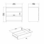 Komoda Simplicity 235 kašmír