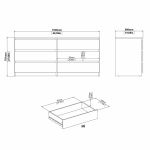 Komoda Simplicity 232 kašmír/jackson hickory