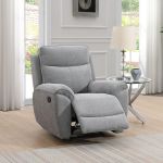 Polohovací sedací souprava Doncaster 3+1+1 075 světle šedá