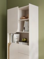 Knihovna Carmina R2 macadamia/dub jarní