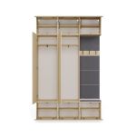 Předsíňová sestava Gaha III 2SZ1W dub sonoma