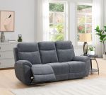 Polohovací sedací souprava Doncaster 3+1+1 023 tmavě šedá