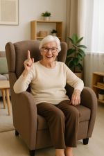 Relaxační křeslo ušák René tmavě šedé Watusi Relaxační křeslo ušák René tmavě šedé Watusi