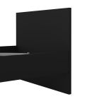 Postel Simplicity 211 90x190 cm černý mat