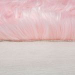 Kusový koberec Faux Fur Sheepskin Pink - 160x230 cm