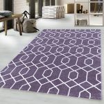 Kusový koberec Efor 3713 violet - 80x150 cm