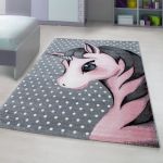 Dětský kusový koberec Kids 590 pink - 160x230 cm