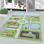 Dětský kusový koberec Play 2902 green - 80x150 cm