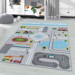 Dětský kusový koberec Play 2902 grey - 100x150 cm