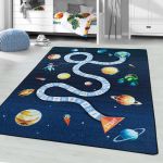 Dětský kusový koberec Play 2910 navy - 120x170 cm