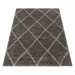 Kusový koberec Alvor Shaggy 3401 taupe - 160x230 cm