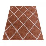 Kusový koberec Alvor Shaggy 3401 terra - 240x340 cm