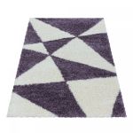 Kusový koberec Tango Shaggy 3101 lila - 80x150 cm