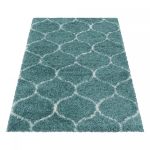 Kusový koberec Salsa Shaggy 3201 blue - 80x150 cm