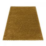 Kusový koberec Sydney Shaggy 3000 gold - 80x150 cm