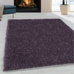 Kusový koberec Sydney Shaggy 3000 violett - 80x250 cm