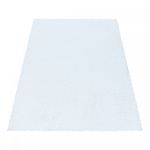 Kusový koberec Sydney Shaggy 3000 white - 80x250 cm