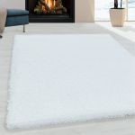 Kusový koberec Sydney Shaggy 3000 white - 300x400 cm