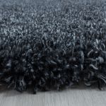 Kusový koberec Fluffy Shaggy 3500 anthrazit - 80x150 cm