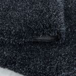 Kusový koberec Fluffy Shaggy 3500 anthrazit - 80x150 cm