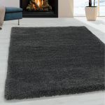 Kusový koberec Fluffy Shaggy 3500 grey - 240x340 cm