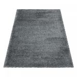 Kusový koberec Fluffy Shaggy 3500 light grey - 80x150 cm