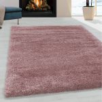 Kusový koberec Fluffy Shaggy 3500 rose - 80x150 cm