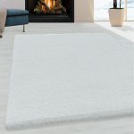 Kusový koberec Fluffy Shaggy 3500 white - 160x230 cm