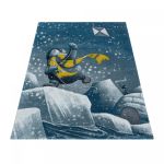 Dětský kusový koberec Funny 2110 blue - 120x170 cm