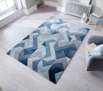 Kusový koberec Hand Carved Aurora Denim Blue - 200x290 cm