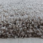 Kusový koberec Fluffy Shaggy 3500 beige kruh - 80x80 (průměr) kruh cm