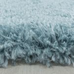 Kusový koberec Fluffy Shaggy 3500 blue kruh - 80x80 (průměr) kruh cm