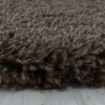 Kusový koberec Fluffy Shaggy 3500 brown kruh - 120x120 (průměr) kruh cm