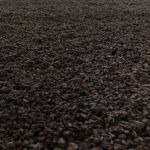 Kusový koberec Fluffy Shaggy 3500 brown kruh - 160x160 (průměr) kruh cm