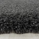 Kusový koberec Fluffy Shaggy 3500 grey kruh - 120x120 (průměr) kruh cm