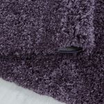 Kusový koberec Sydney Shaggy 3000 violett kruh - 80x80 (průměr) kruh cm