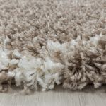 Kusový koberec Alvor Shaggy 3401 beige kruh - 80x80 (průměr) kruh cm