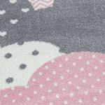 Dětský kusový koberec Bambi 820 pink kruh - 160x160 (průměr) kruh cm