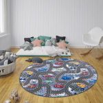 Dětský kusový koberec Play 105204 kruh - 200x200 (průměr) kruh cm