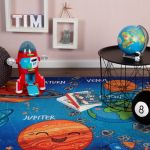 Dětský kusový koberec Torino kids 230 SOLAR SYSTEM - 160x230 cm