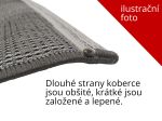 Kusový koberec Fluffy Shaggy 3500 light grey - 80x250 cm