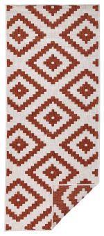 Kusový koberec Twin-Wendeteppiche 103130 terra creme - 80x150 cm