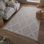 Kusový koberec Deuce Alix Recycled Rug Grey - 120x170 cm