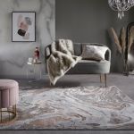 Kusový koberec Eris Marbled Blush - 80x150 cm