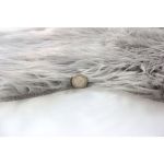 Kusový koberec Faux Fur Sheepskin Grey - 80x150 cm