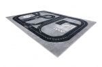 Dětský kusový koberec Fun Track grey - 120x170 cm